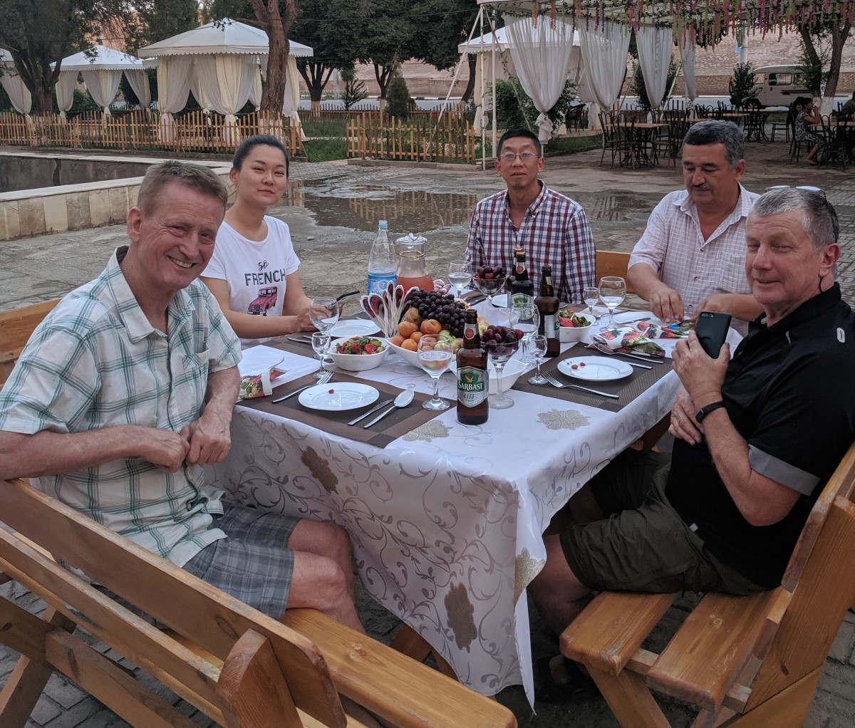 Khiva farewell dinner